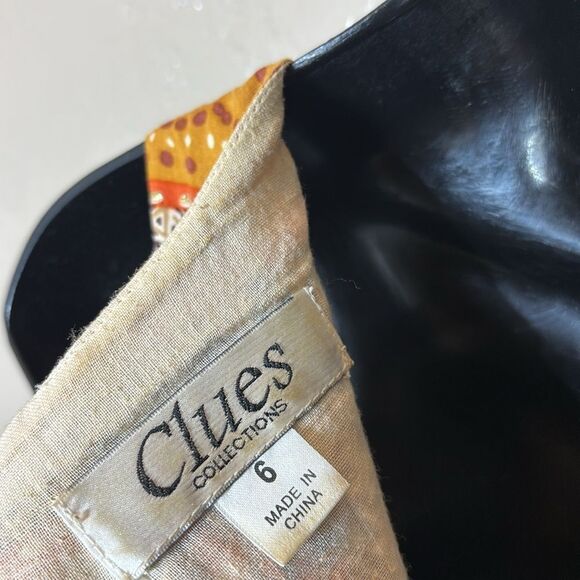 Vintage clues collection tiered patchwork floral bohemian shimmer dress 6 - Picture 7 of 8